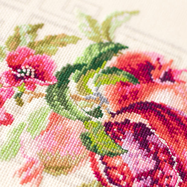 Broderikit Magic Needle "Granatäpple" 18x25 cm