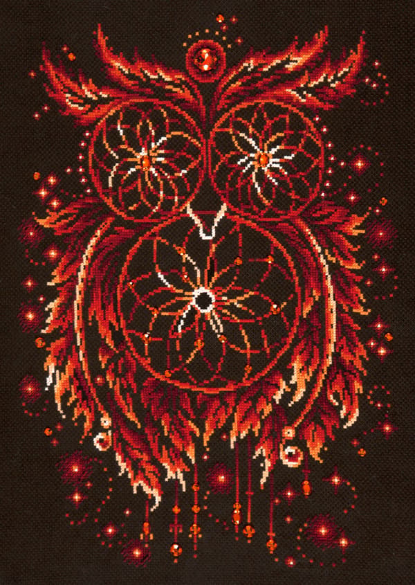 Broderikit Magic Needle "Sjælens flammer" 29x40 cm