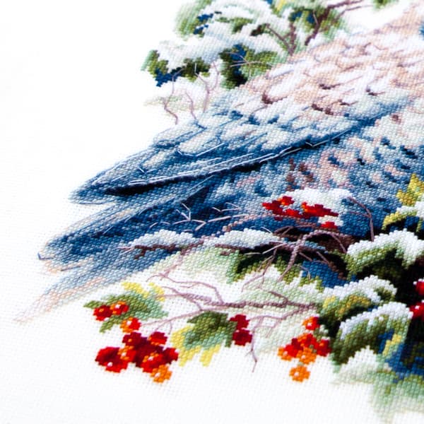Broderisett Magic Needle "Snøugle" 26x26 cm
