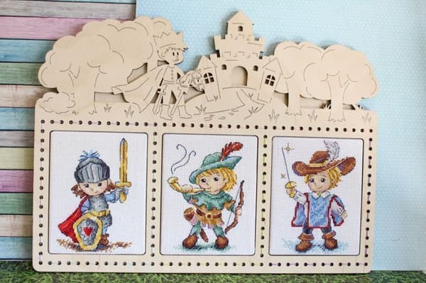 Broderikit MP Studia "Musketerer" 9x13 cm