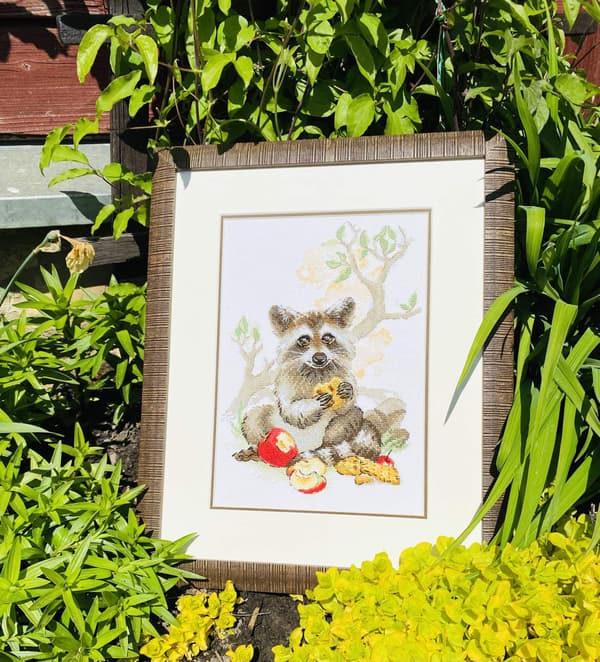 Broderisett Riolis "Lodden søtsugen" 21x30 cm