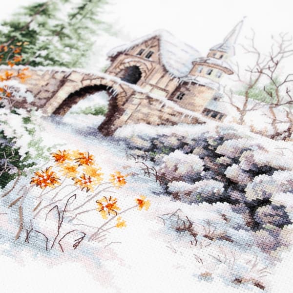 Broderisett Magic Needle "I vinterdrømmer" 26x26 cm