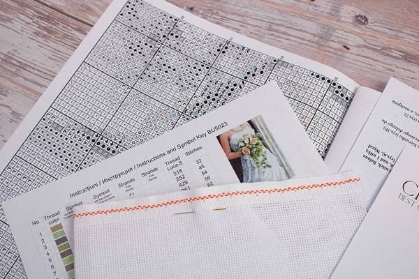 Broderikit Luca-S BU5023 - "Bruden" 19x28 cm