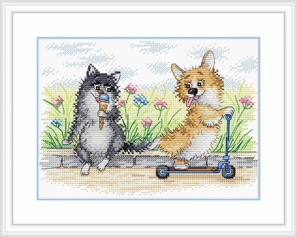Broderikit MP Studia "Söt-tand" 22x16 cm