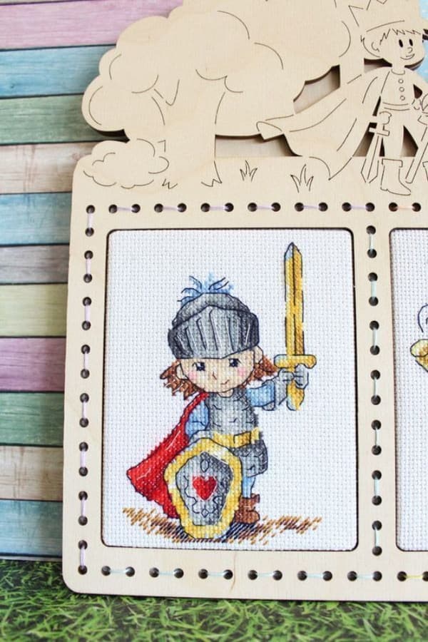 Broderikit MP Studia "Ridder" 9x13 cm