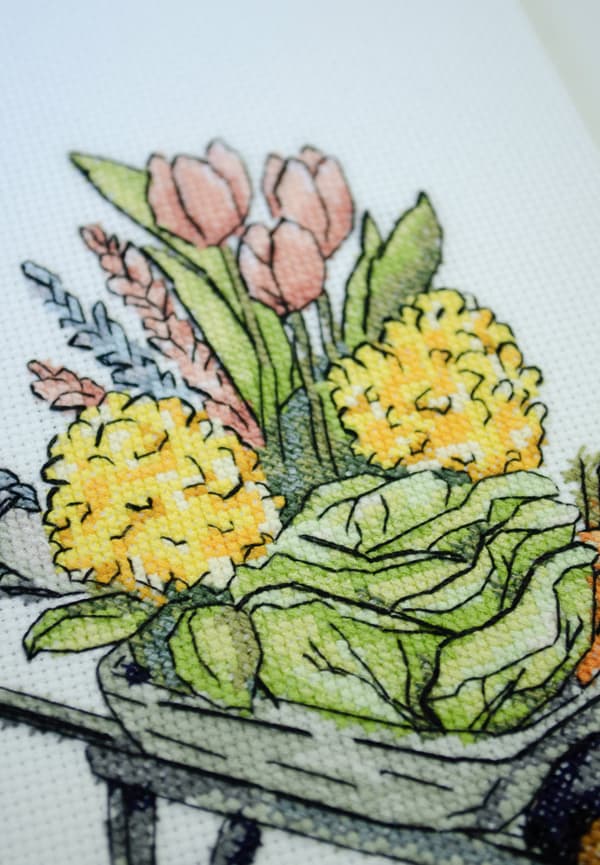 Broderikit Abris Art "Skördedag" 18x21cm