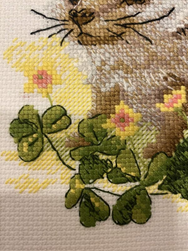Broderikit Riolis "Skovens beboere" 15x18 cm