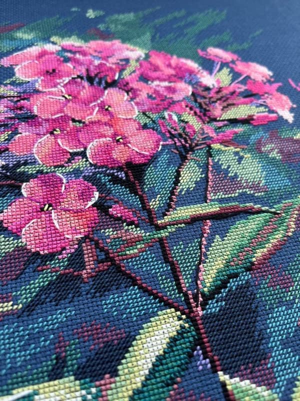 Broderikit Oven "Phlox" 24x28 cm