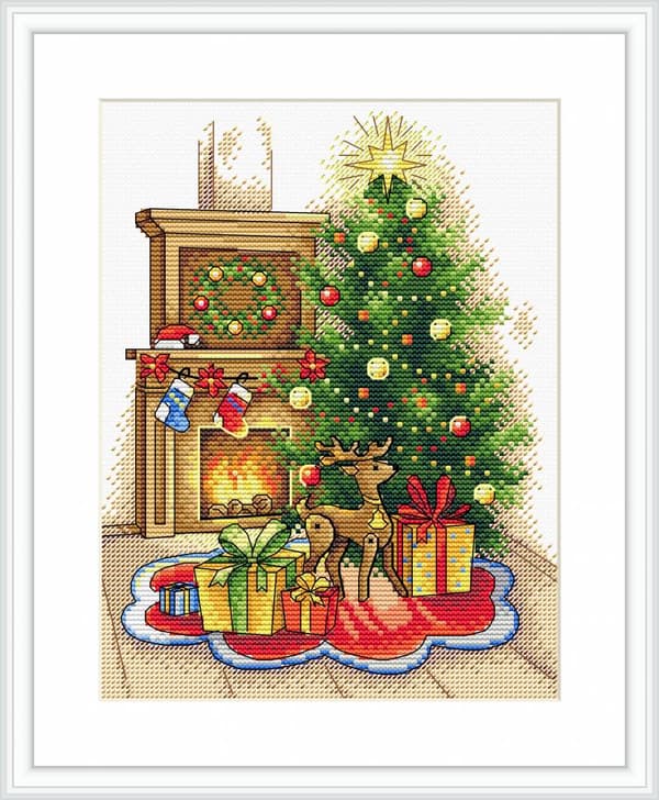 Broderikit MP Studia "Julparty" 17x22 cm