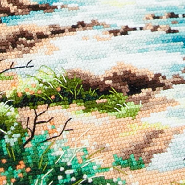 Broderikit Magic Needle "Lycka" 15x9 cm