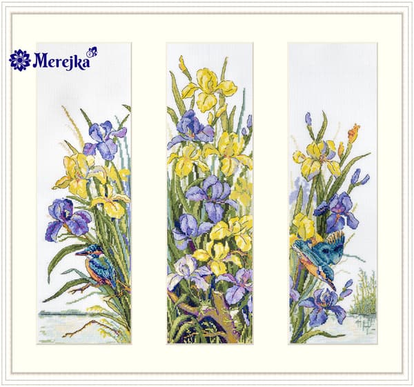 Broderikit Merejka K-134 - "Isfugl" 12x29 cm