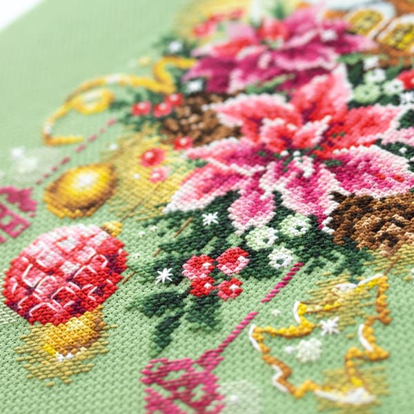 Broderikit Magic Needle "Sneglobe" 18x28 cm