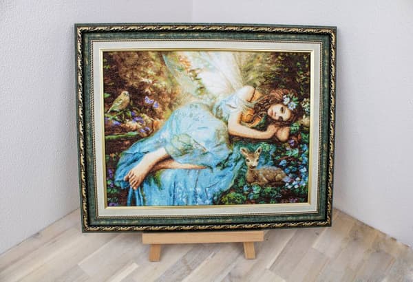 Broderikit LetiStitch LETI960 - "Forårsflod" 40x30 cm