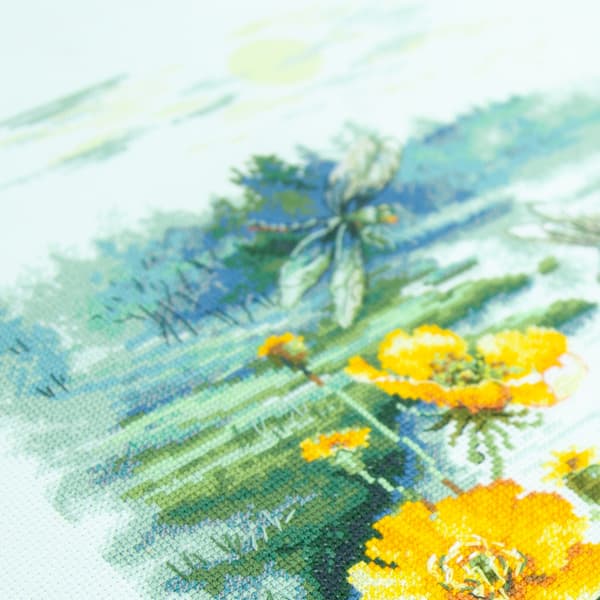 Broderikit Magic Needle "Dimma morgon" 26x38 cm