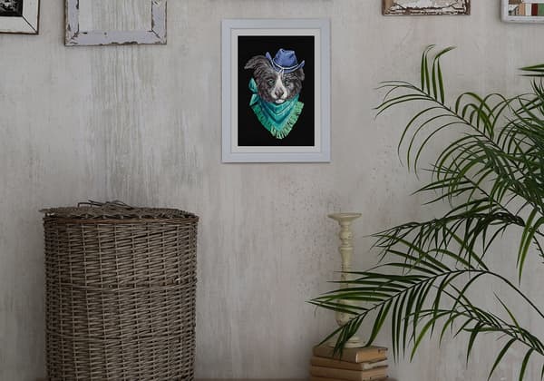 Broderikit Panna "Buddy. Bevæbnet og farlig" 27x20.5cm
