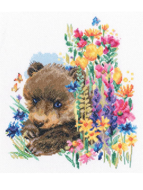 Broderikit RTO "Den som älskar blommor" 22x24