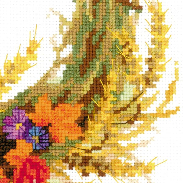 Broderisett Riolis "Krans med hvete" 30x30 cm