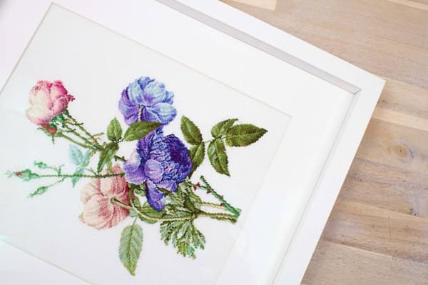 Broderikit Luca-S B2349 - "Buketten" 19x25 cm