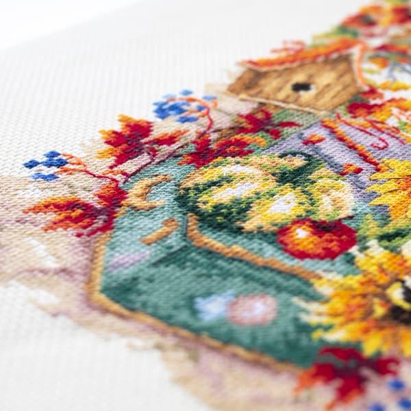 Broderikit Magic Needle "Efterårsfortælling" 17x27 cm