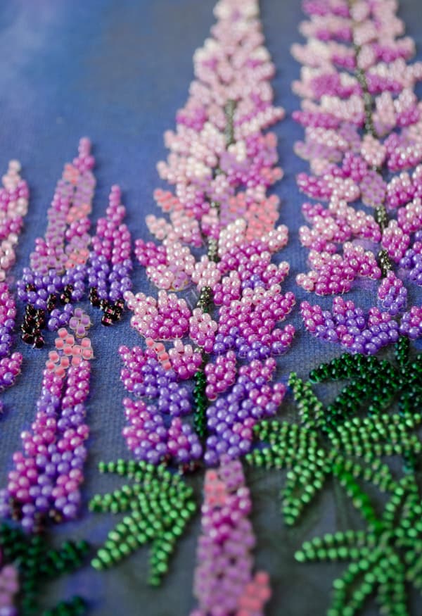 Perlebroderi Abris Art "Månens lys" 24x37cm