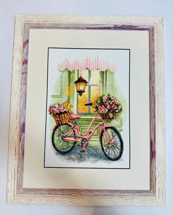 Broderisett Riolis "Blomsterreise" 21x30 cm