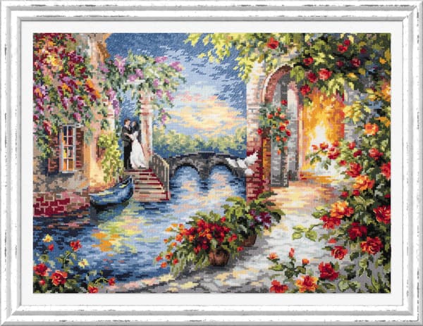Broderisett Magic Needle "Drømmer blir virkelighet!" 41x31 cm