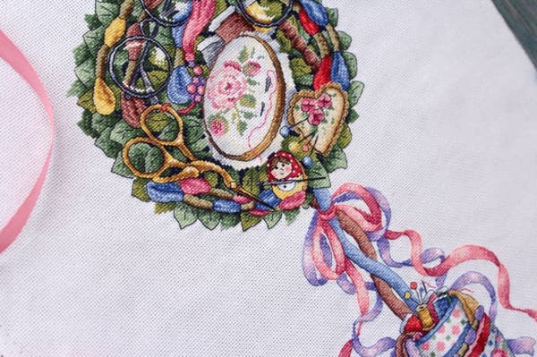 Broderisett MP Studia "Gledestopiary" 18x36 cm