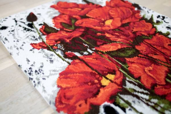 Broderikit Luca-S B2375 - "Valmue" 25.5x37 cm