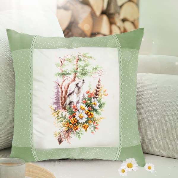 Broderisett Magic Needle "Sommerskogand" 17x27 cm