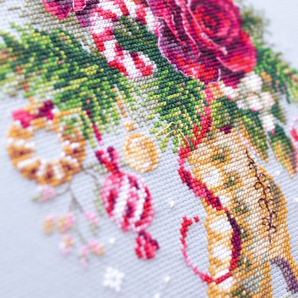 Broderikit Magic Needle "Julöverraskning" 17x27 cm