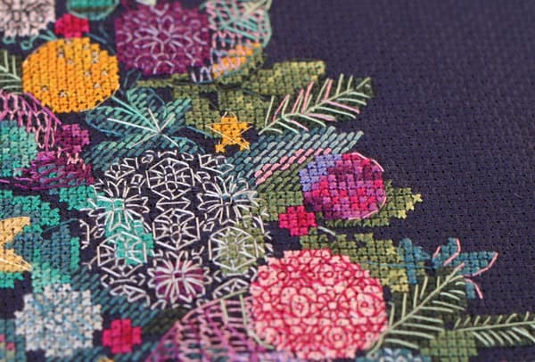 Broderikit Abris Art "Juletræ" 19x22 cm