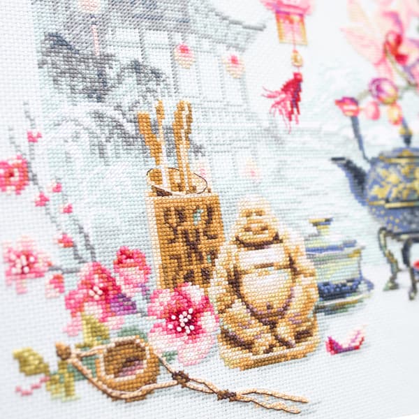 Broderikit Magic Needle "Orientalsk ro" 40x30 cm