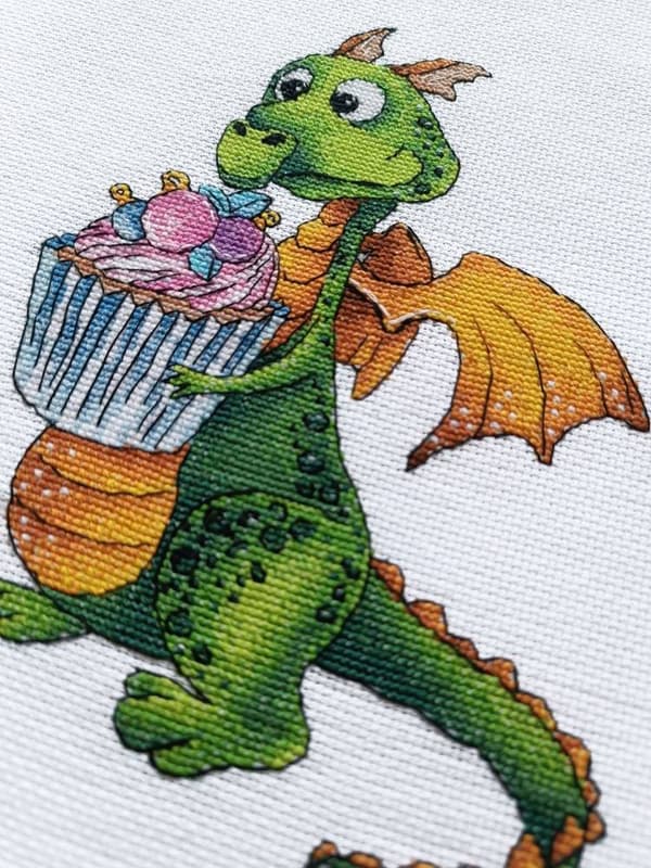 Broderikit Oven "Drake" 14x20 cm