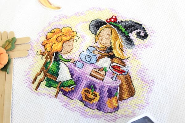 Broderikit MP Studia "Eftermiddagste" 12x11 cm
