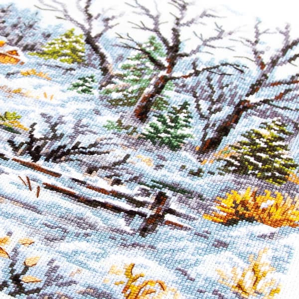 Broderisett Magic Needle "Frostig dag" 36x28 cm