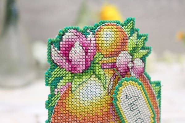 Broderisett Plastic Canvas MP Studia "Sommerfølelse" 9x12 cm