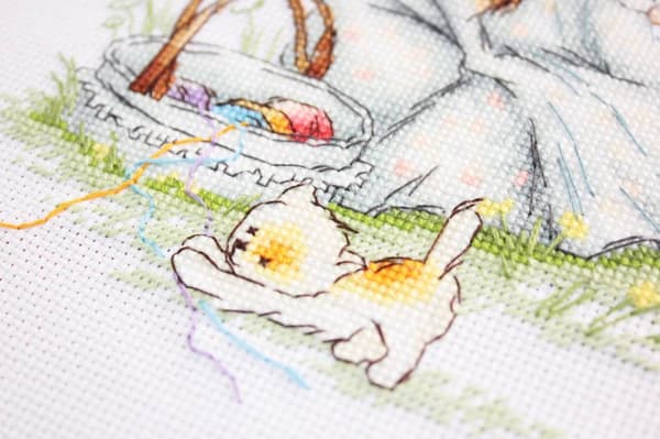 Broderikit Luca-S B1059 - "Broderi" 19x20 cm