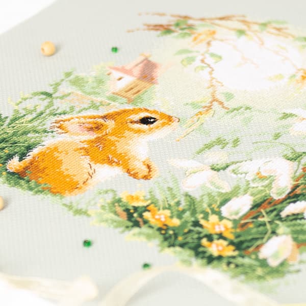 Broderikit Magic Needle "Englehistorier. Kanin" 26 x 26 cm