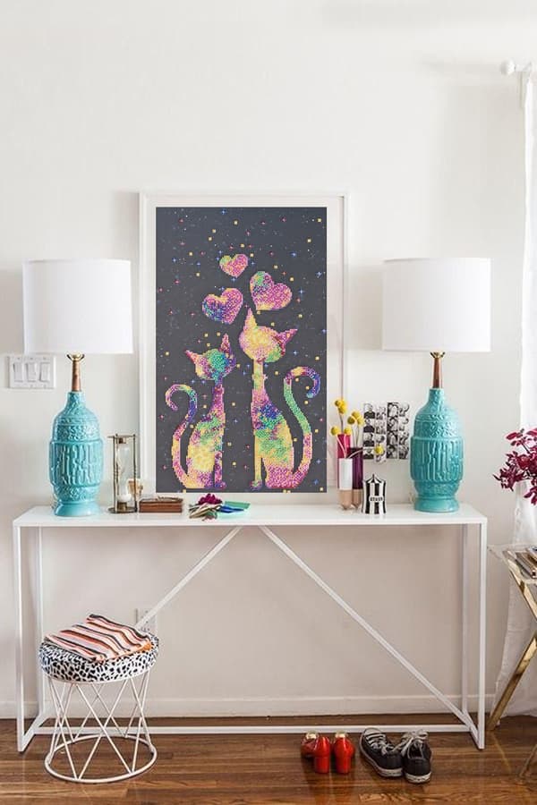 Perlebroderi Abris Art "Killingernes spinden" 25x42cm