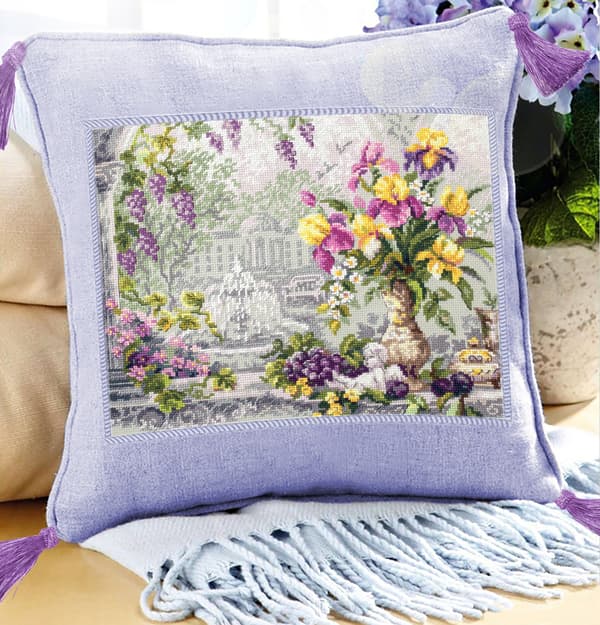 Broderisett Magic Needle "Romantikk i hvit natt" 32x25 cm