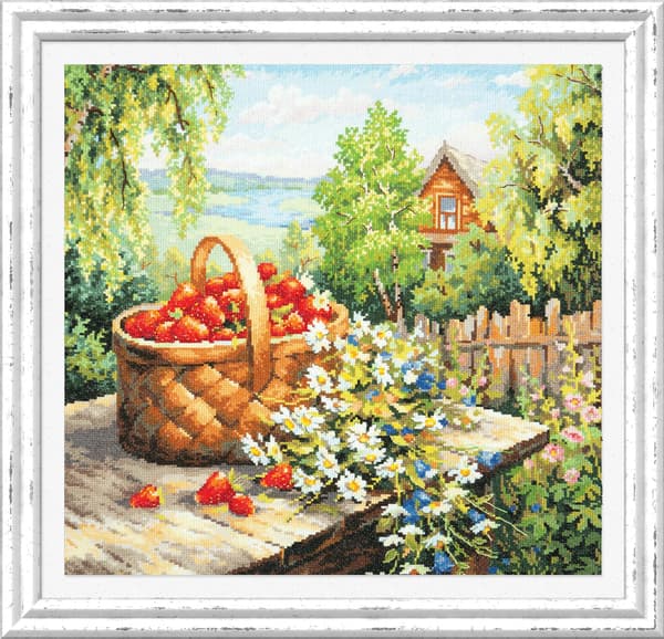 Broderisett Magic Needle "Sommerhus" 40x40 cm
