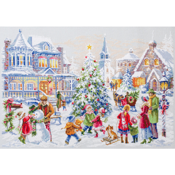 Broderikit Magic Needle "Julafton" 46x31 cm