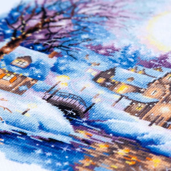 Broderisett Magic Needle "Stille natt" 26x26 cm