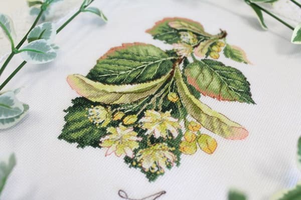 Broderisett MP Studia "Naturens gaver. Lind" 12x17 cm