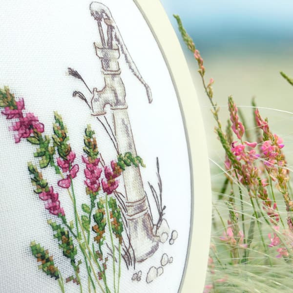 Broderisett RTO "Blomstrende urter" 9x15.5 cm