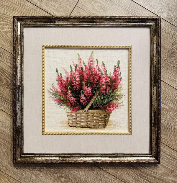 Broderikit Riolis "Skotsk lyng" 25x25 cm