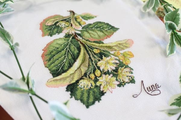 Broderikit MP Studia "Naturens gaver. Lind" 12x17 cm