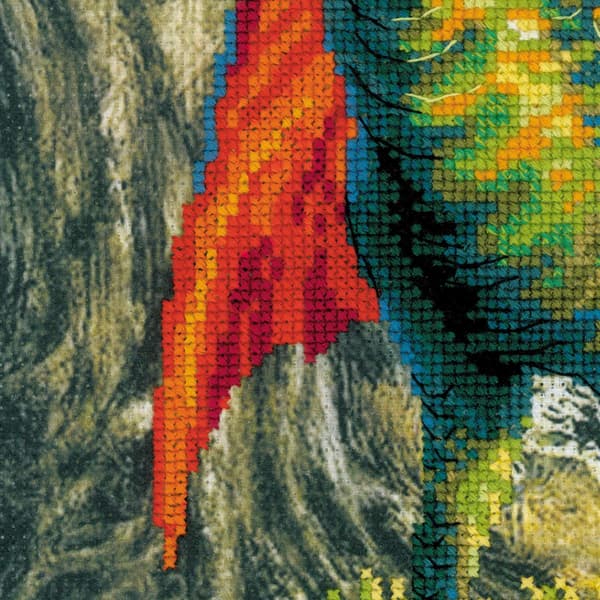 Broderisett Riolis "Skogsdrake" 30x40 cm