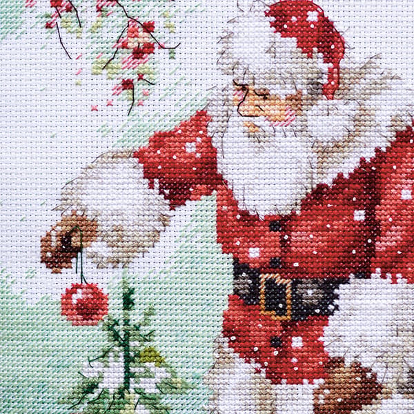 Broderikit Dimensions "Magisk julstrumpa" 41 cm