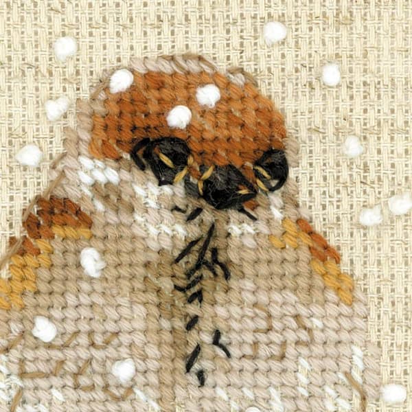 Broderisett Riolis «Sparv» 10x10 cm